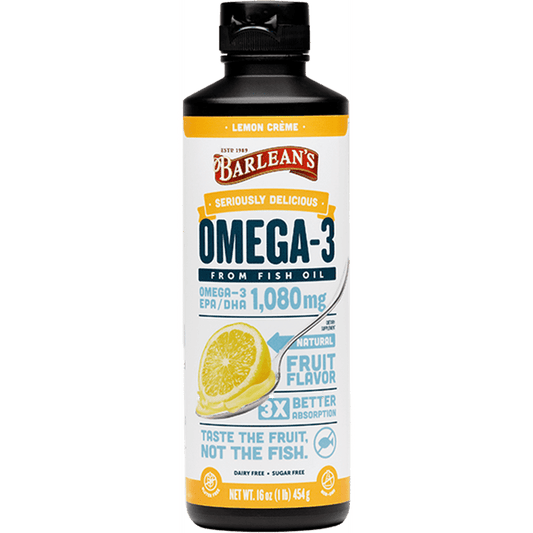 Seriously Delicious Omega-3 Fish Oil Lemon Creme 16 oz