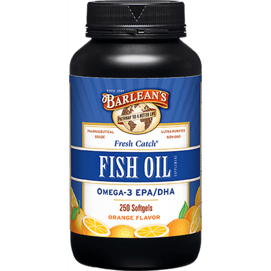 Fresh Catch Fish Oil Orange Flavor 250 Softgels