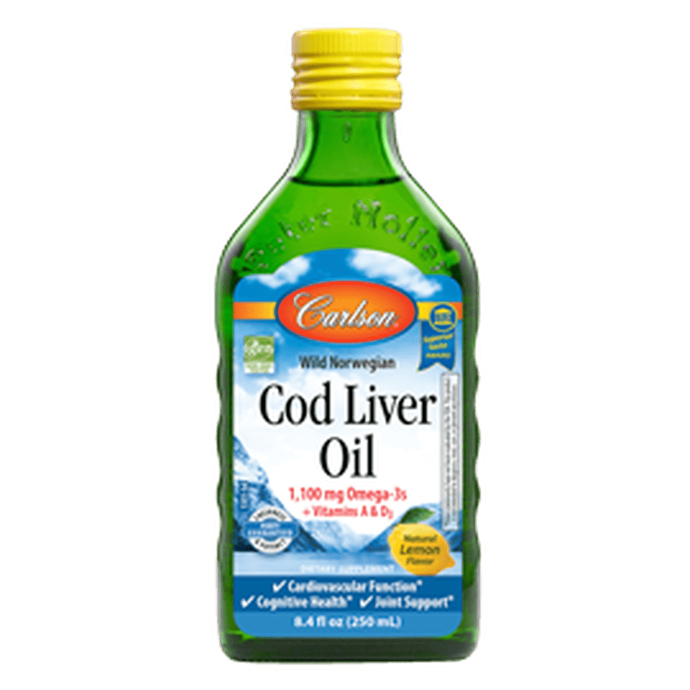 Cod Liver Oil Lemon Flavor 8.4 oz