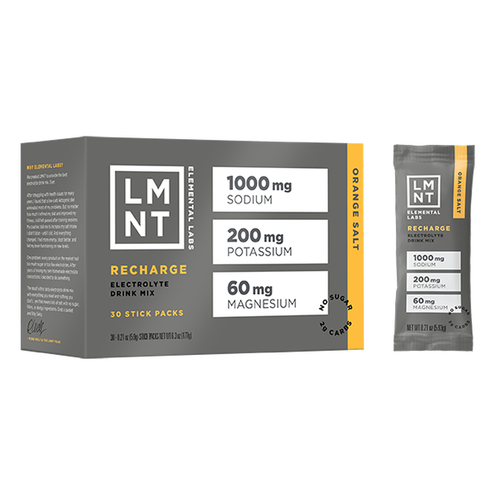 LMNT Recharge – Orange Salt 30 Servings