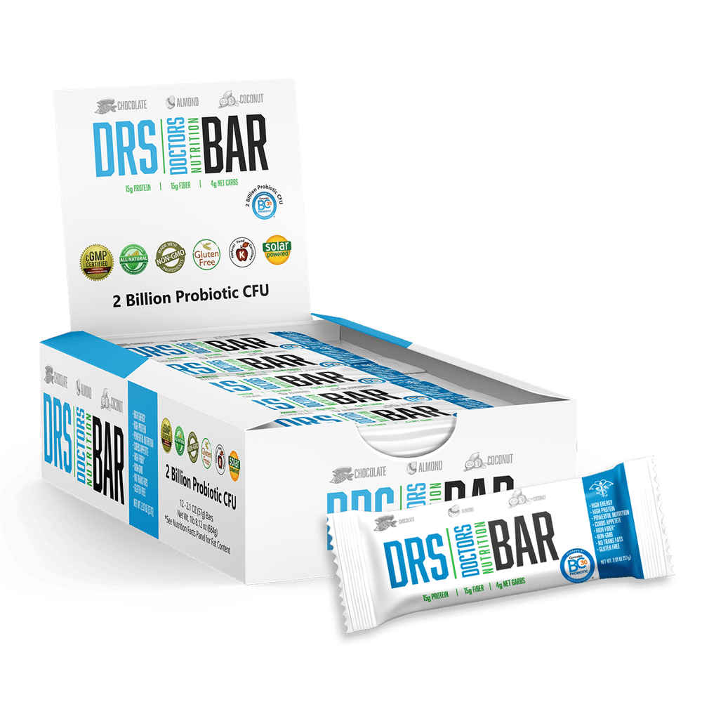 Drs Nutrition Bar Almond Chocolate Coconut 12 Bars