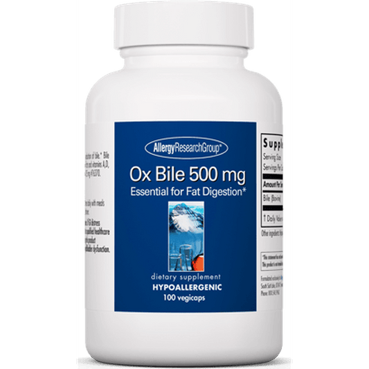 Ox Bile 500 mg 100 Capsules