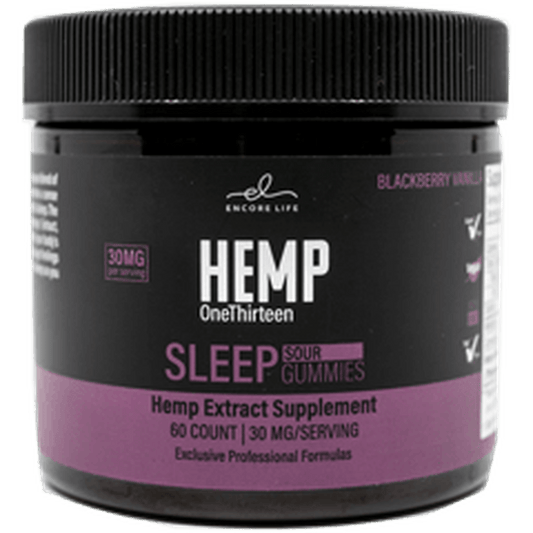 HEMP OneThirteen Sleep Sour Gummies Blackberry Vanilla 60 Gummies