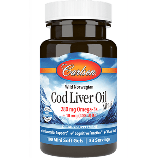 Cod Liver Oil Minis 100 Softgels