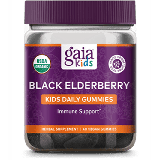 GaiaKids Black Elderberry Kids Daily Gummies 40 Gummies