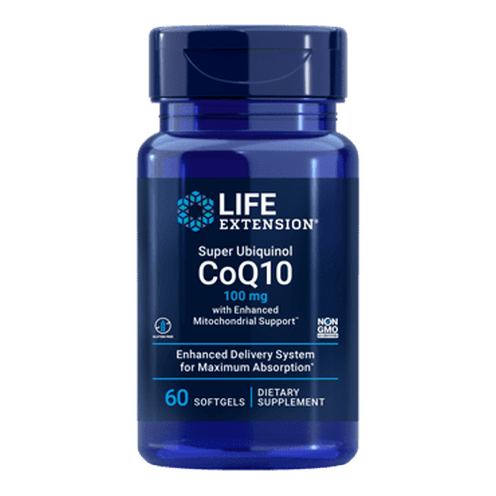 Super Ubiquinol CoQ10 100 mg 60 Softgels