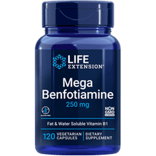 Mega Benfotiamine 250 mg 120 Capsules