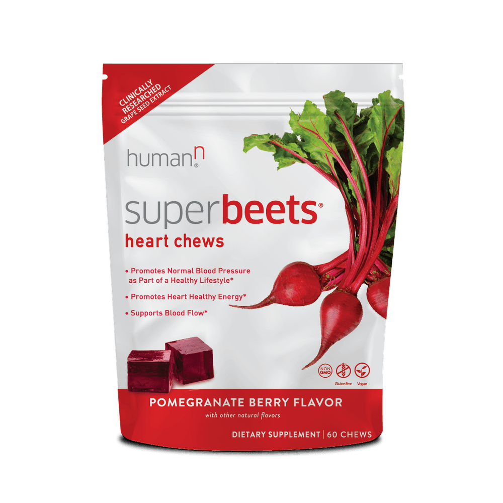 SuperBeets Heart Chews Pomegranate Berry 60 Chews