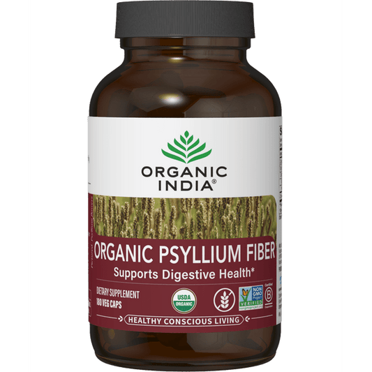 Organic Psyllium Fiber 180 Capsules