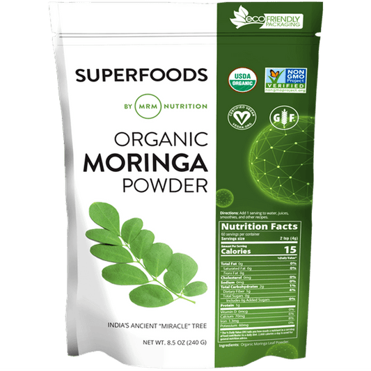 Organic Moringa Leaf Powder 60 Servings