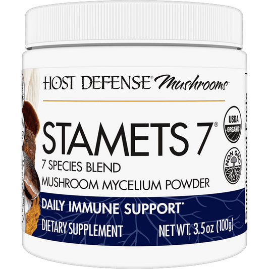 Stamets 7® Mushroom Mycelium Powder 66 Servings