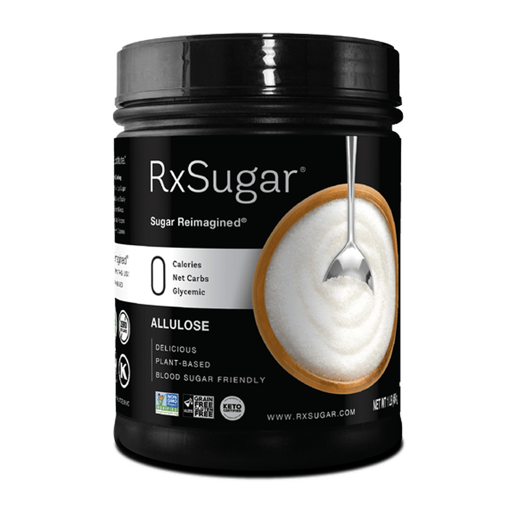 RxSugar® Allulose One Pound Canister 45 Servings