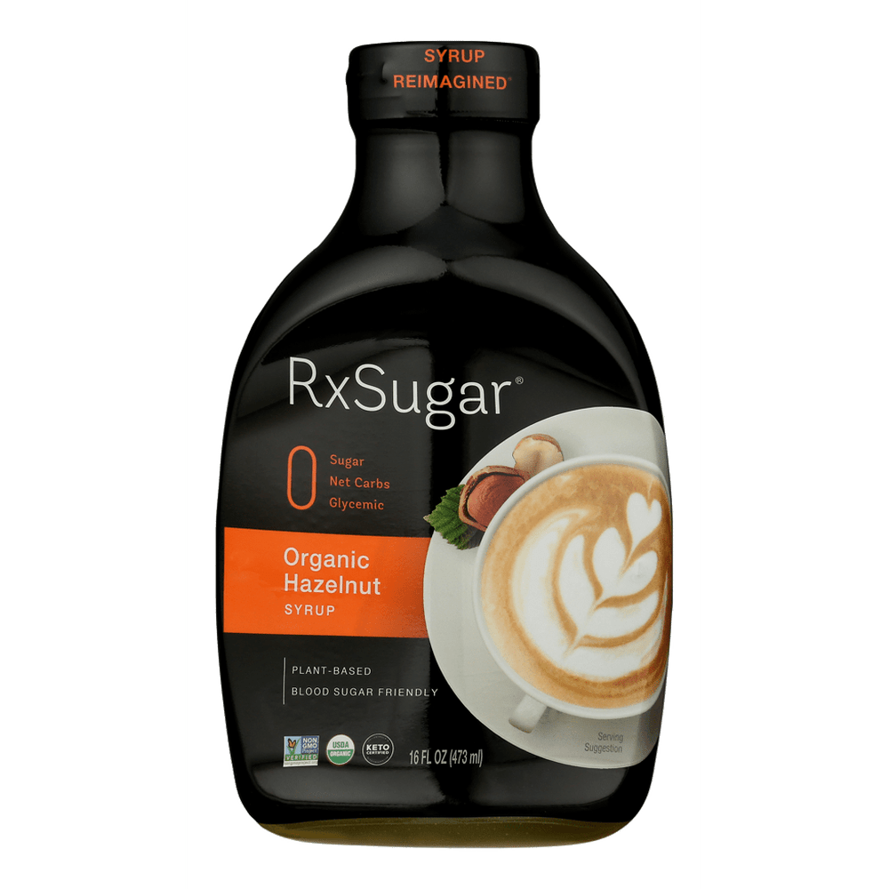 RxSugar® Organic Hazelnut Syrup 16 fl oz