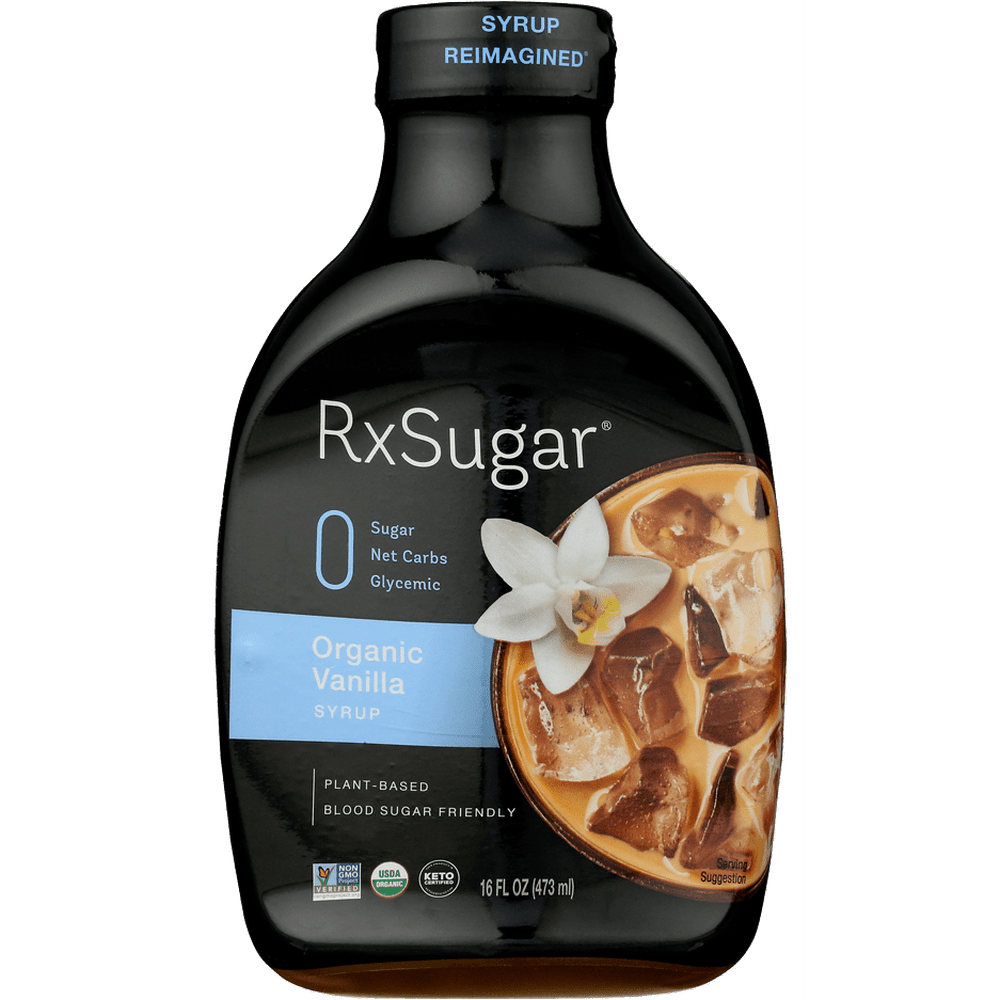 RxSugar® Organic Vanilla Syrup 16 fl oz