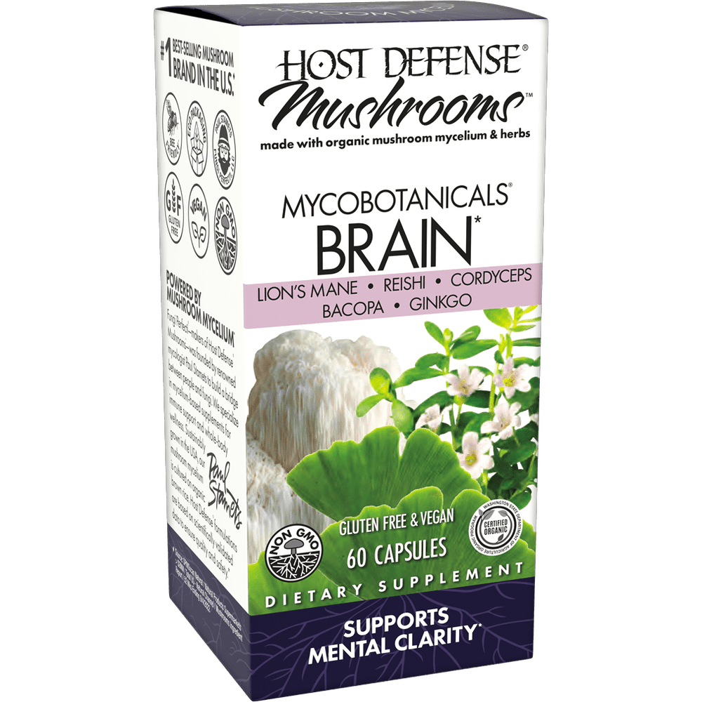 MycoBotanicals® Brain* 60 Capsules