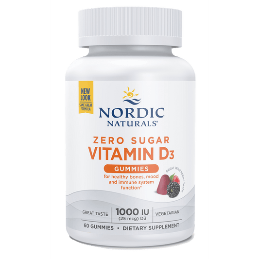 Zero Sugar Vitamin D3 Gummies 60 Gummies