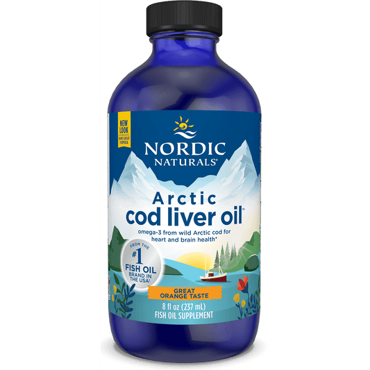 Arctic Cod Liver Oil Orange 8 fl oz