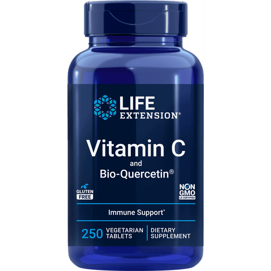 Vitamin C and Bio-Quercetin Phytosome 250 Tablets