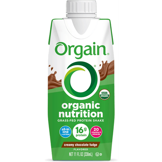 Organic Nutrition Shake Creamy Chocolate Fudge Single Serving Pack