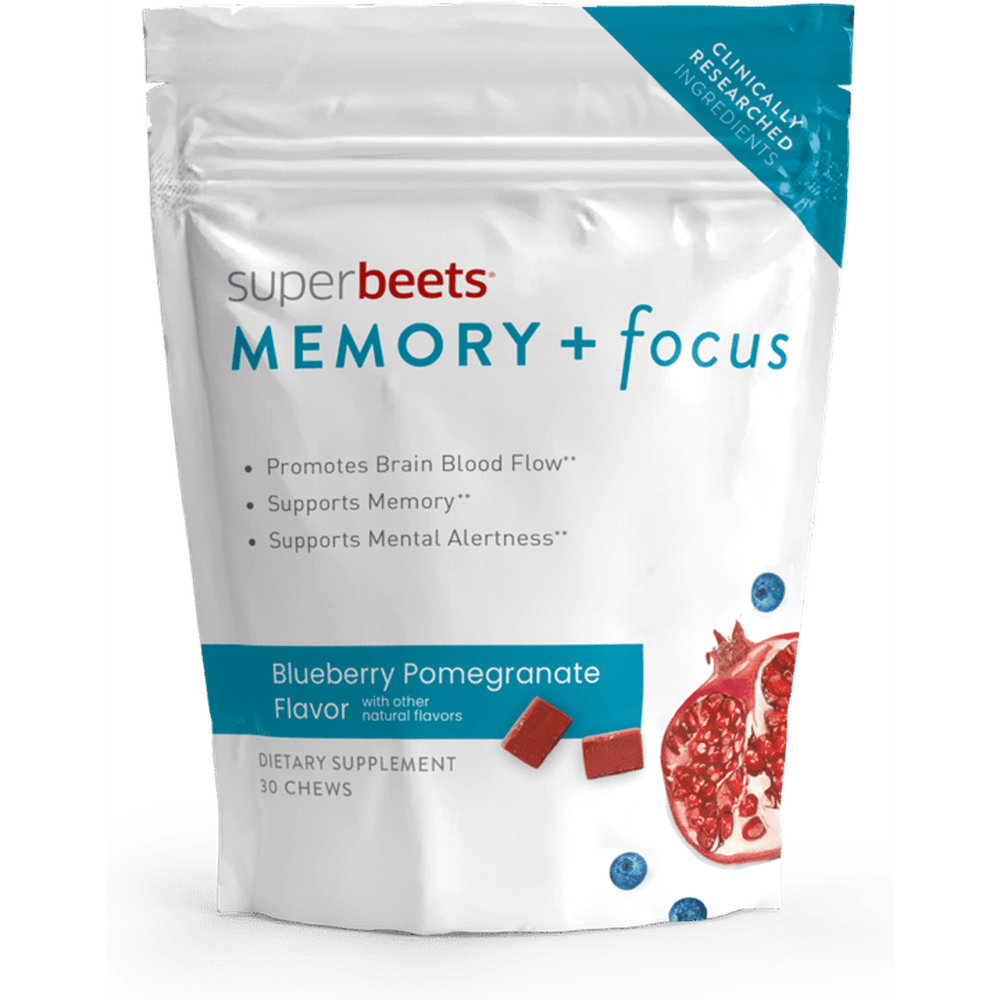 SuperBeets Memory + Focus 30 Chews