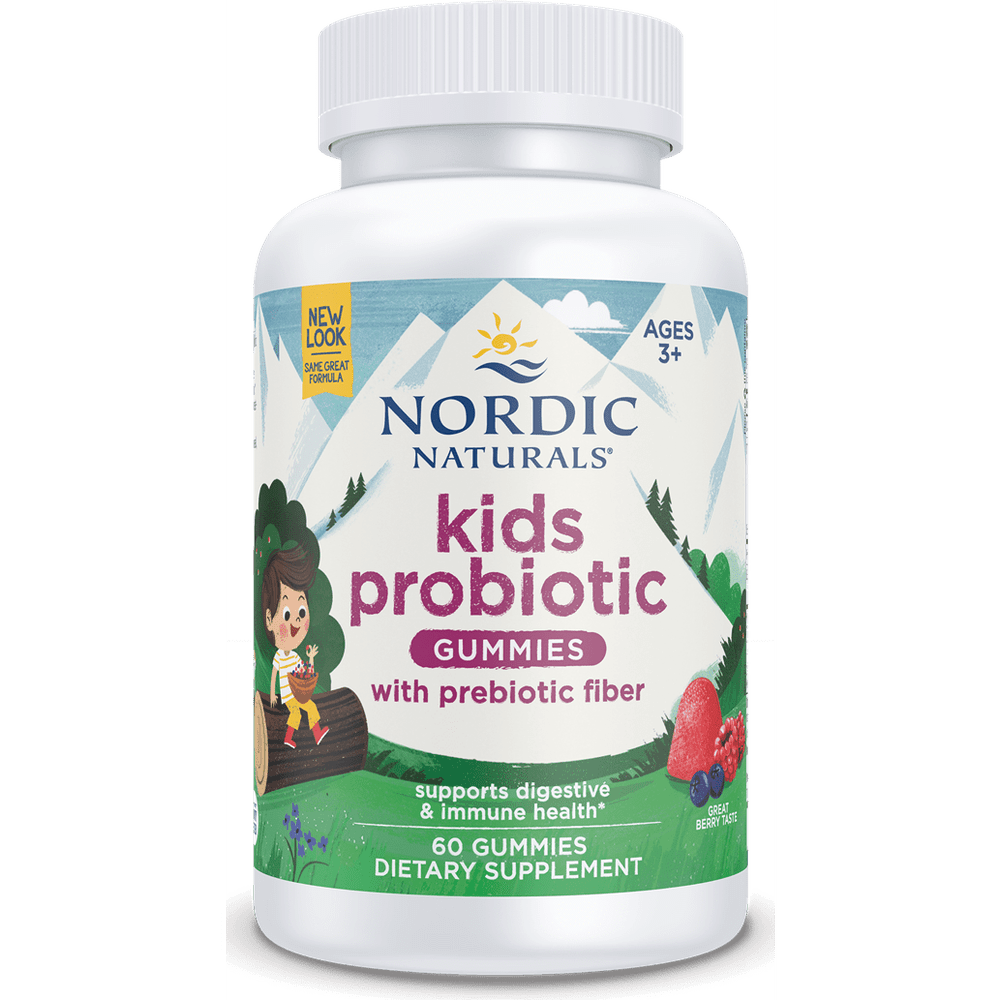 Kids Nordic Flora Probiotic Gummies Merry Berry Punch 60 Gummies