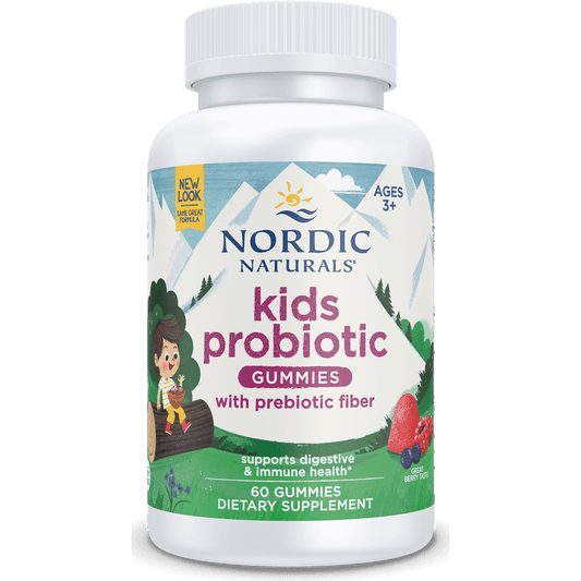 Kids Nordic Flora Probiotic Gummies Merry Berry Punch 60 Gummies