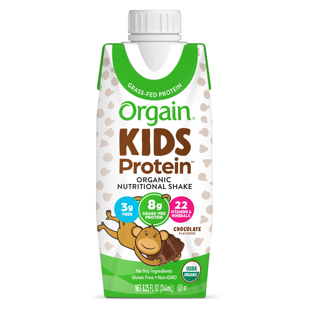 Kids Protein Organic Nutrition Shake Chocolate Single Serving Pack