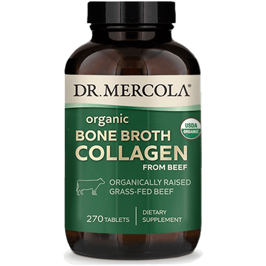 Organic Collagen from Grass Fed Beef Bone Broth 270 Tablets