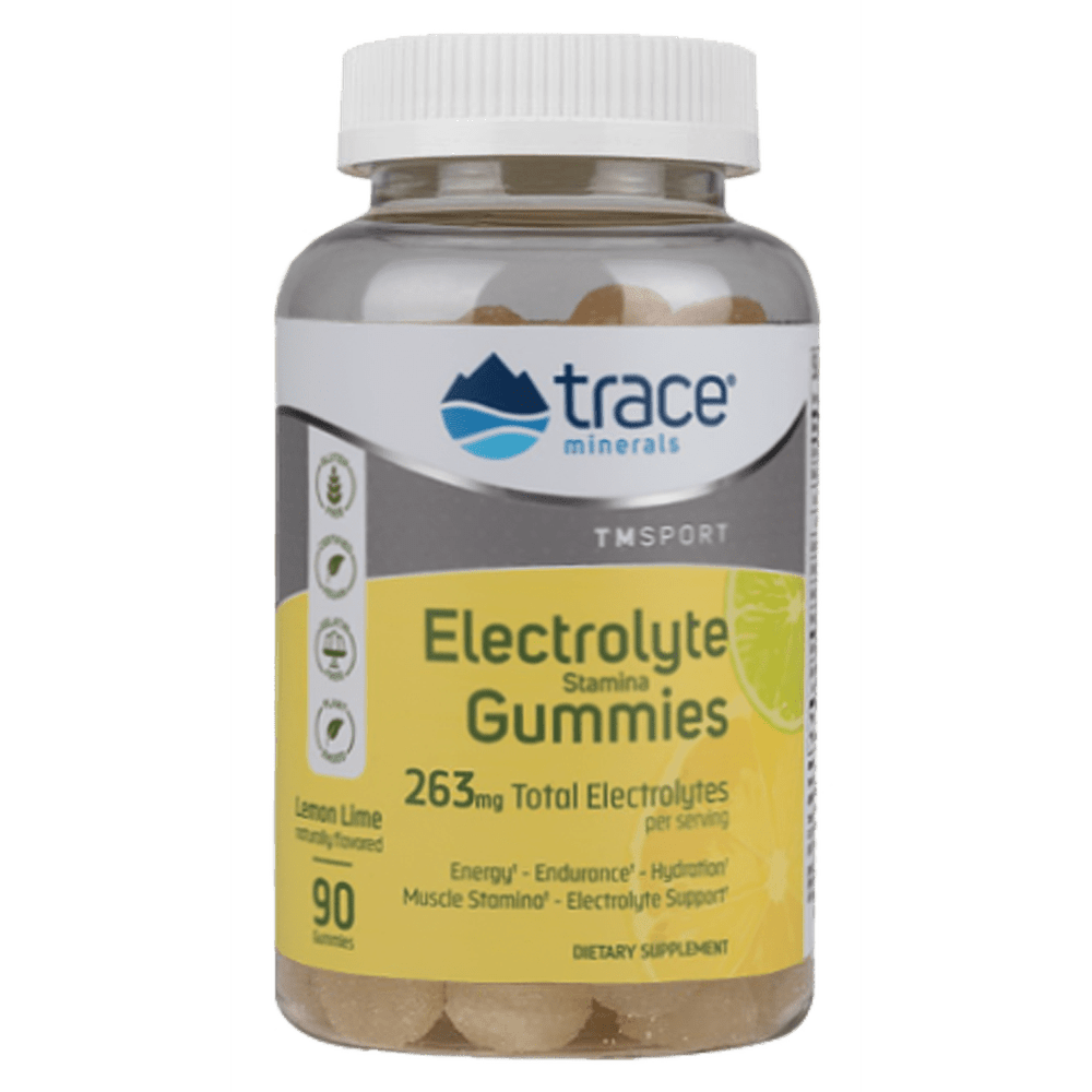 Electrolyte Stamina Gummies Lemon Lime 90 Gummies