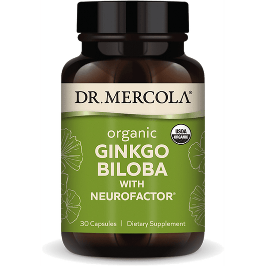 Organic Ginkgo Biloba 30 Capsules