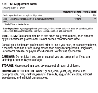 5-HTP CR 60 Tablets