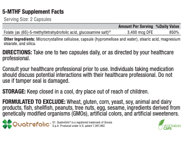 5-MTHF 60 Capsules